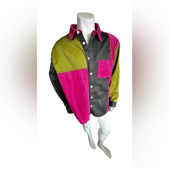 Urban Outfitters Mix Fabric Overshirt - Picture 8 of 10